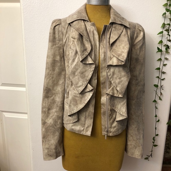 I•N•C INTERNATIONAL CONCEPTS Ruffled Jacket - Picture 7 of 11